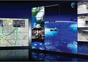dispečerská stěna-dispecerskastena-profesionální monitory-provoz 24 hodin-bezrameckove displeje-dispečerské stěny-display wall-monitor-samsung-nec-kasume