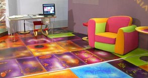 kasume - aktivní podlaha - originální podlaha - barevná podlaha - vinylová podlaha - aktivní podlaha